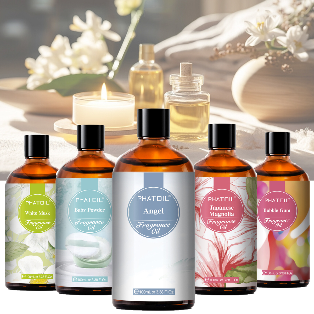 Candle Making Ingredients - PHATOIL 100ml Aroma Fragrance Oil Fresh