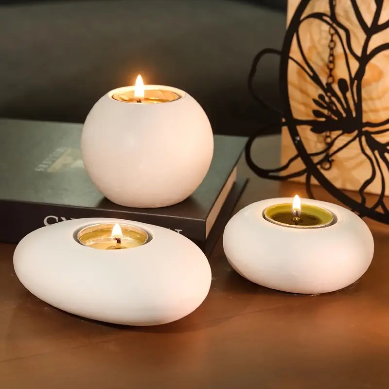 Candle Making Moulds - Tealight Candle Holder Resin Silicone Mold,