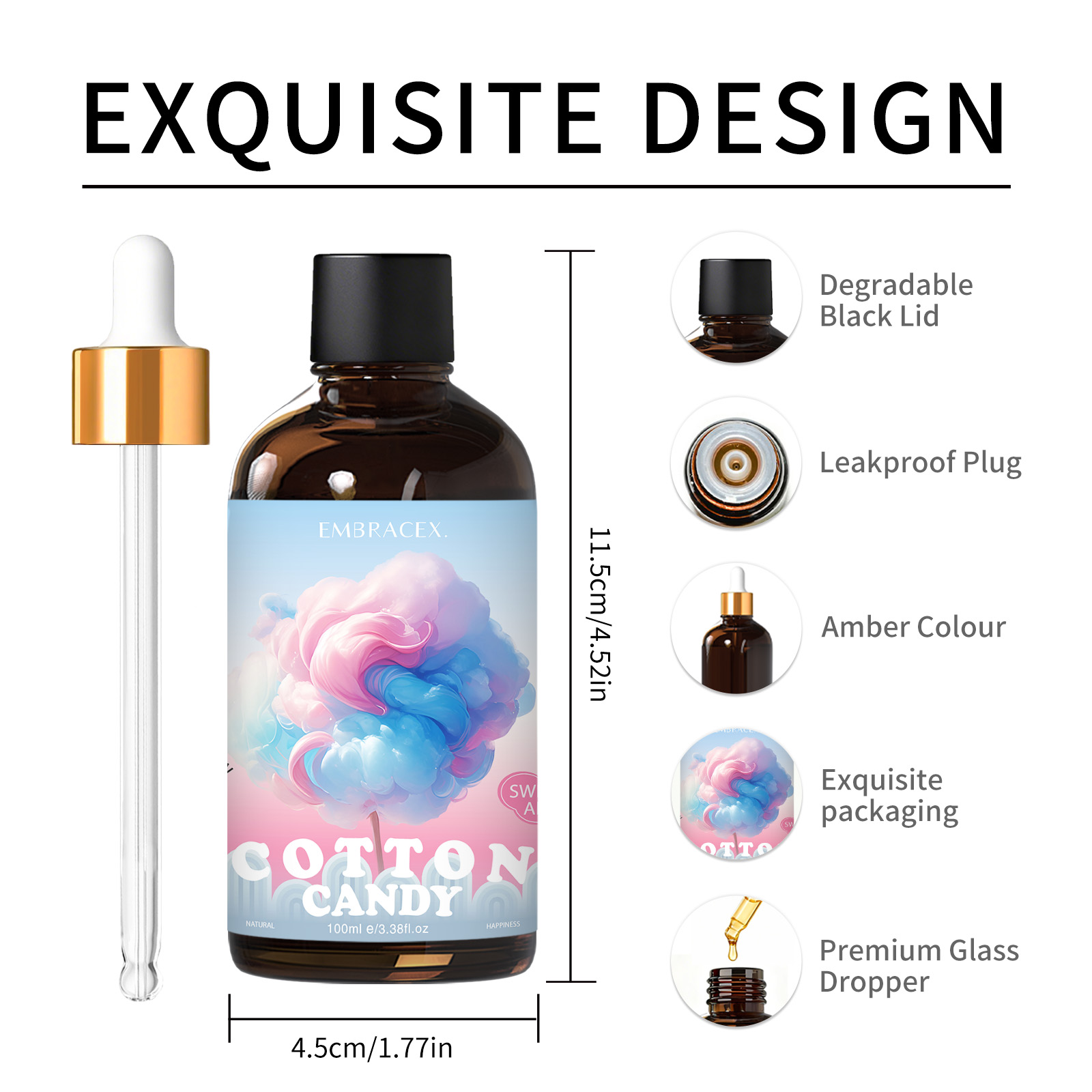 100ml Cotton Candy Essential O - Candle Making Ingredients avis et prix