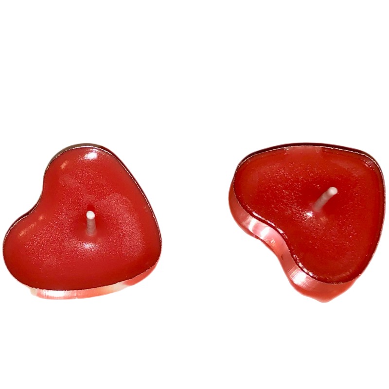 100 Sets Heart shaped Empty Al - Candle Making Reno avis et prix