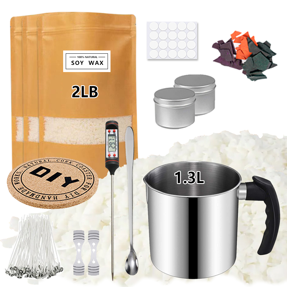 1LB/2LB Natural Soy Wax Candle - Candle Making Kits avis et prix