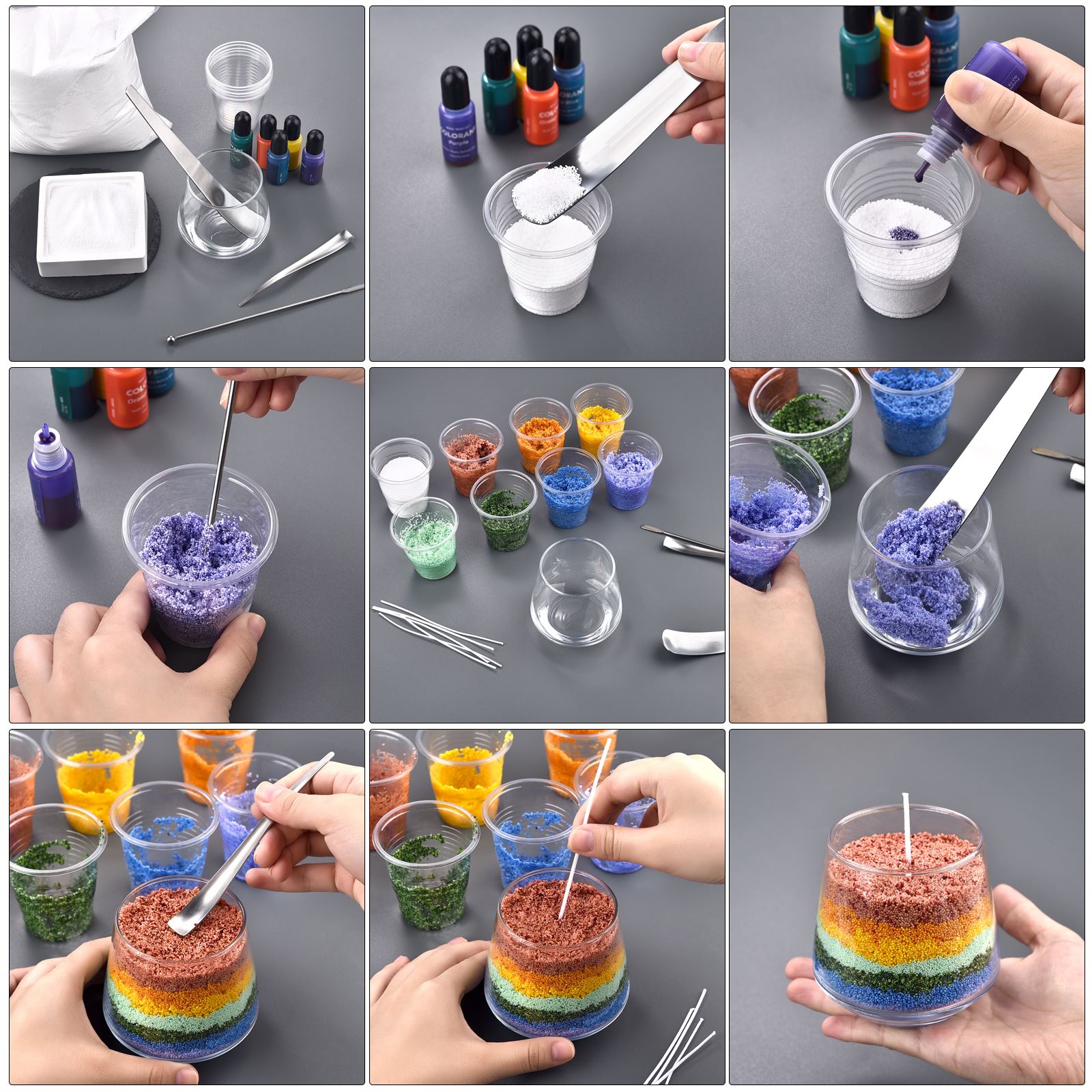 Combustible Sand Handmade Cand - Candle Making Instructions avis et prix