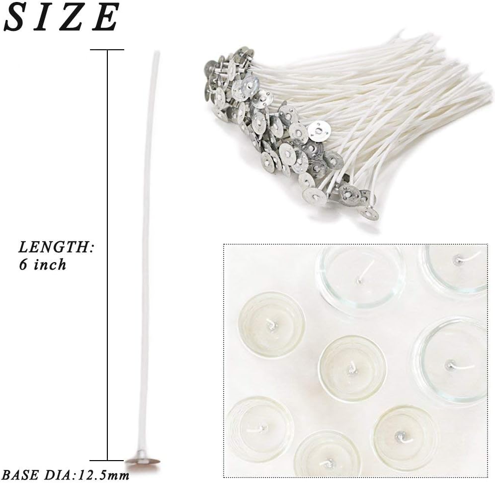 100 Natural Cotton Candle Wick - Cotton Wick Pre Tabbed avis et prix