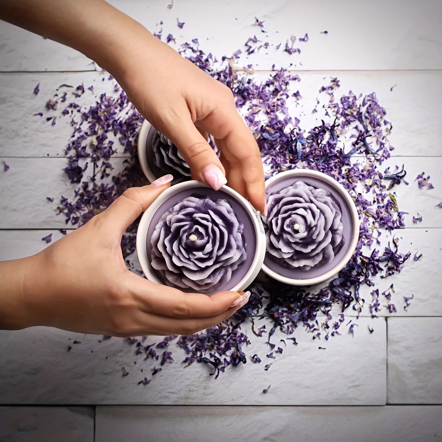 1pc Flower Shape Candles Makin - Candle Making Reno avis et prix