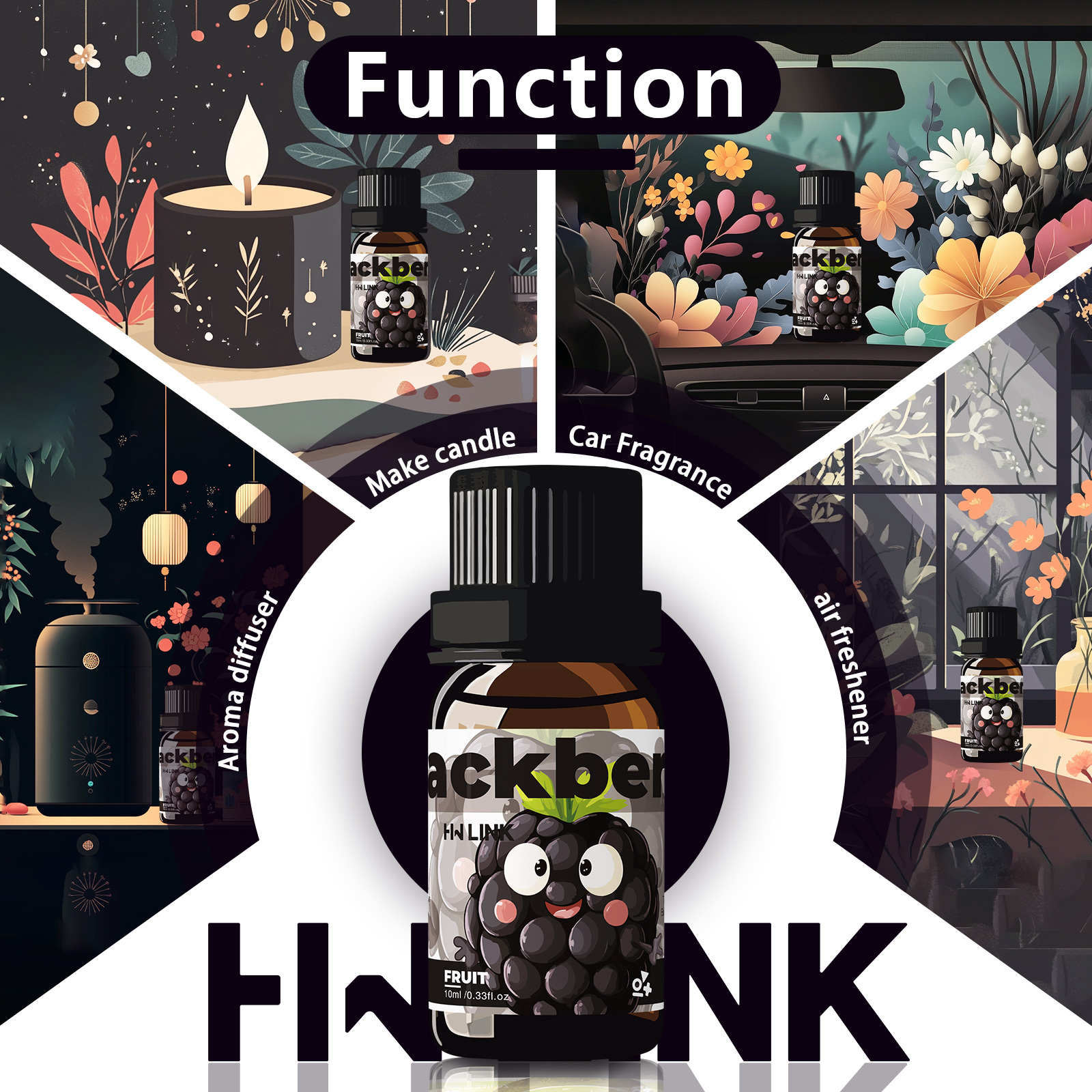 Blackberry Essential Oil Black - Candle Making Ingredients avis et prix