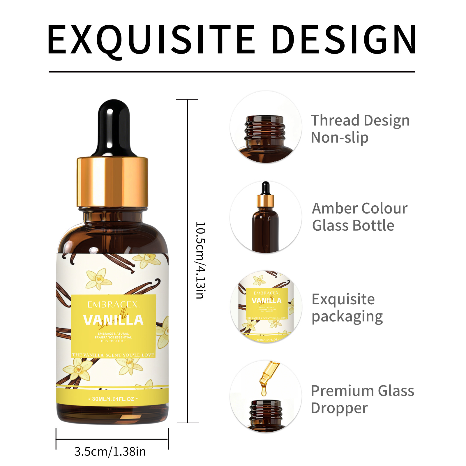 30ml Vanilla Essential Oil Per - Candle Making Ingredients avis et prix