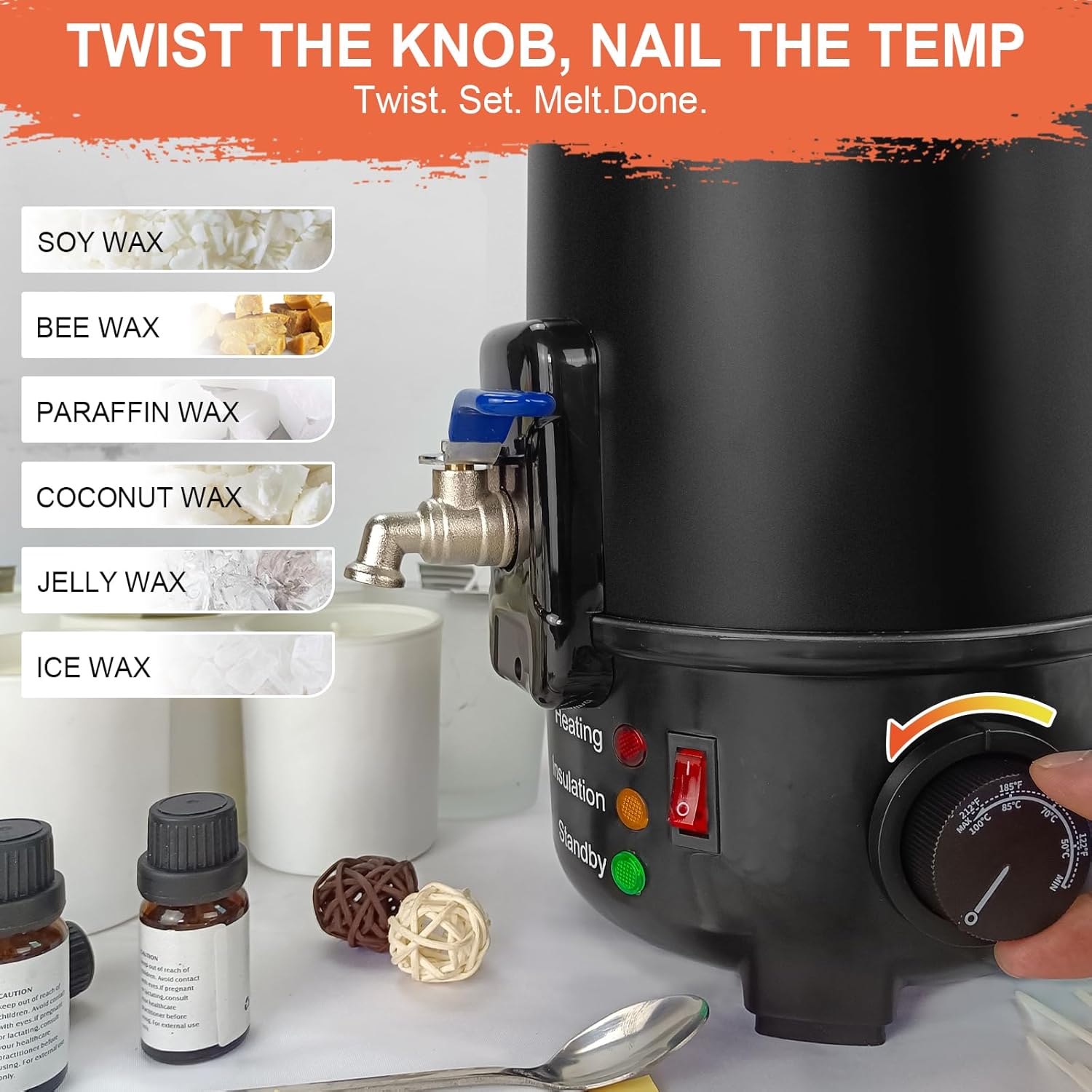 8Lbs Electric Wax Melter for C - Candle Making Kits avis et prix