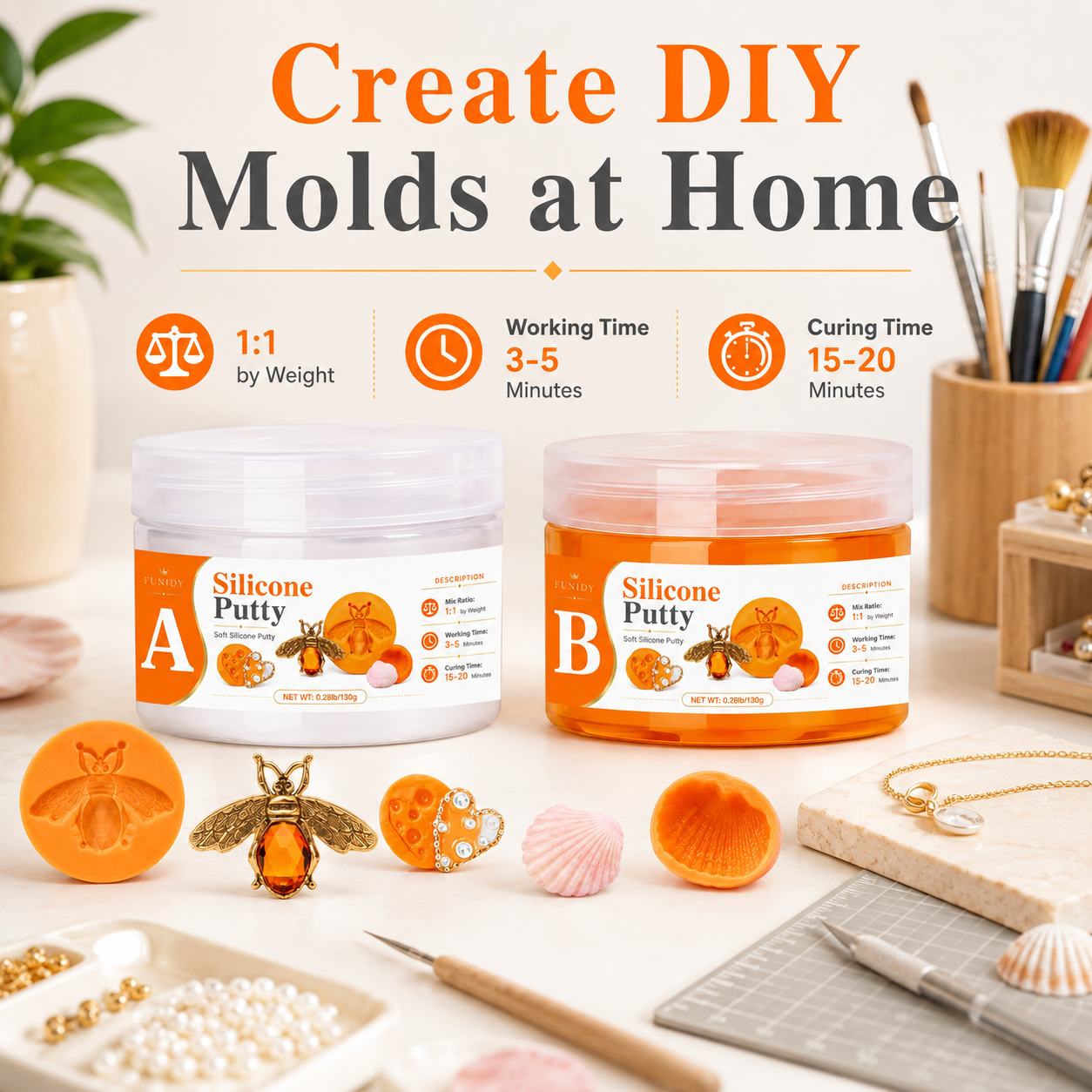 SILICONE PUTTY Making Kit, Fas - Candle Making Kits avis et prix