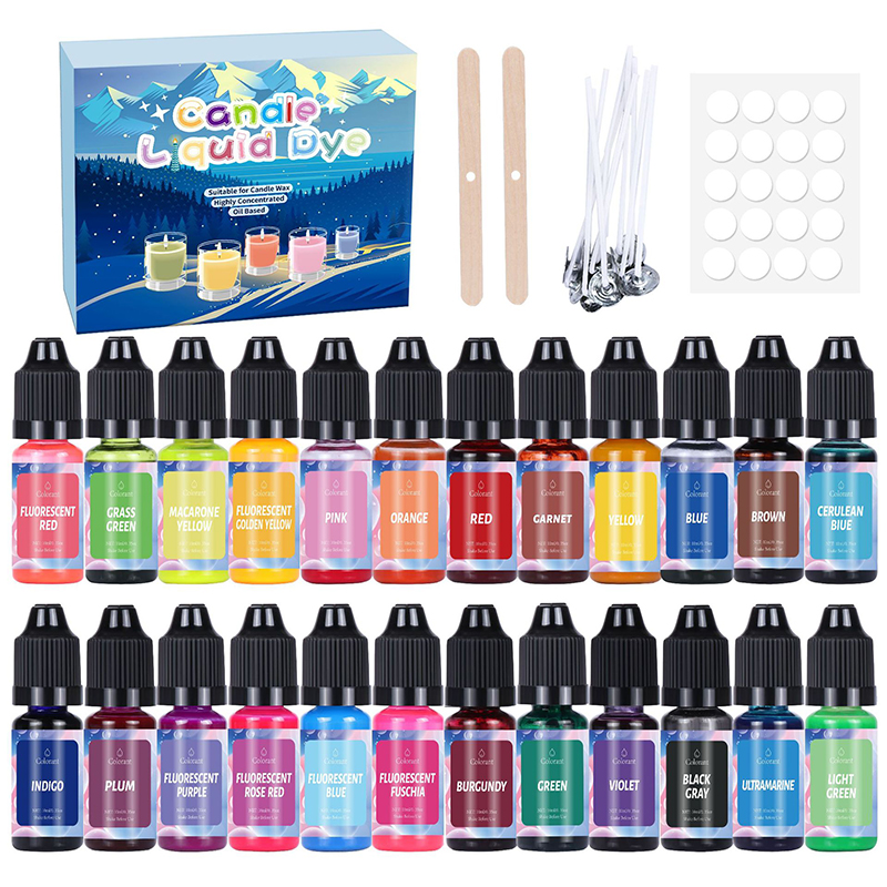 1Set Candle Dyes Kit DIY Candl - Candle Making Instructions avis et prix