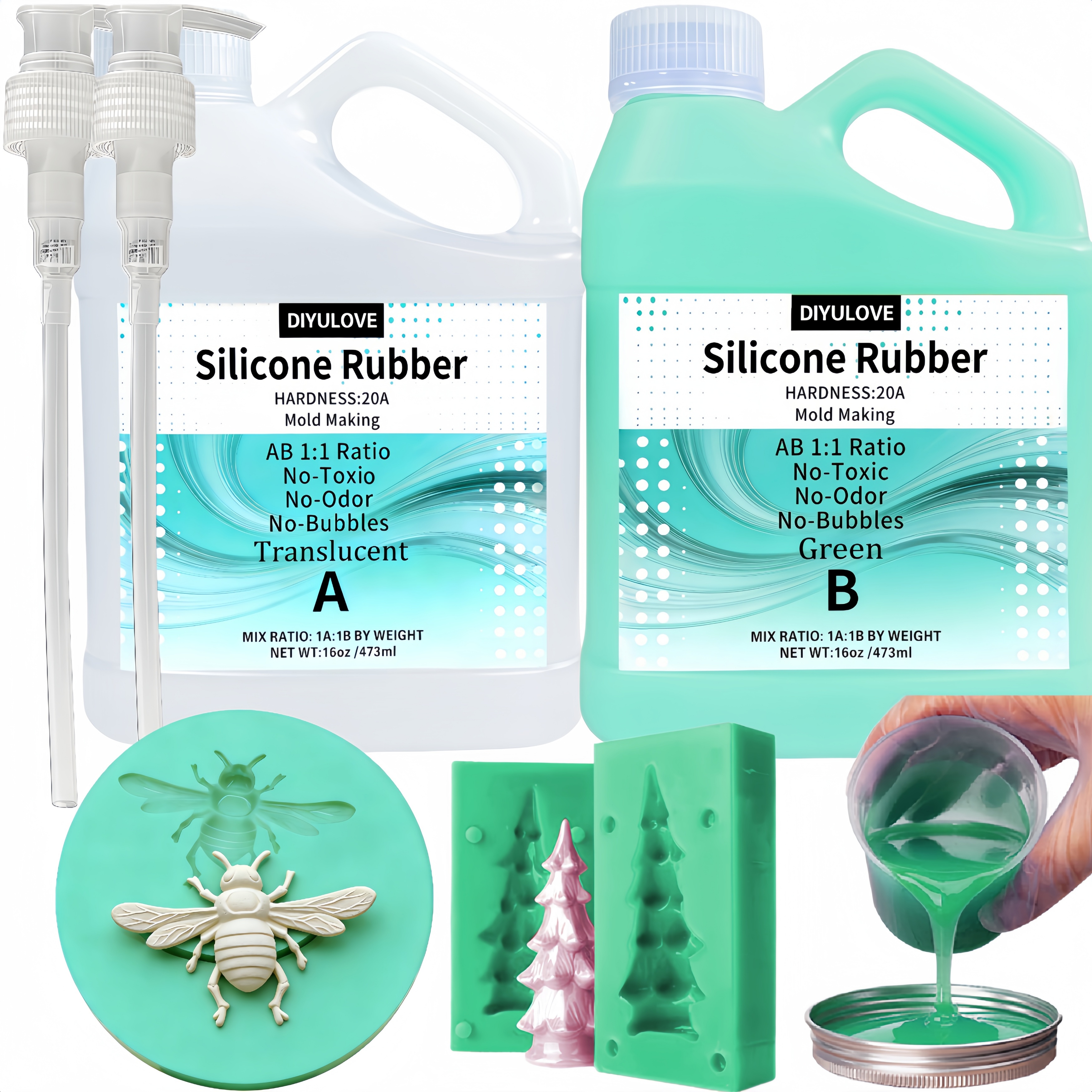 Super Elastic 15A Liquid Silic - Candle Making Kits avis et prix