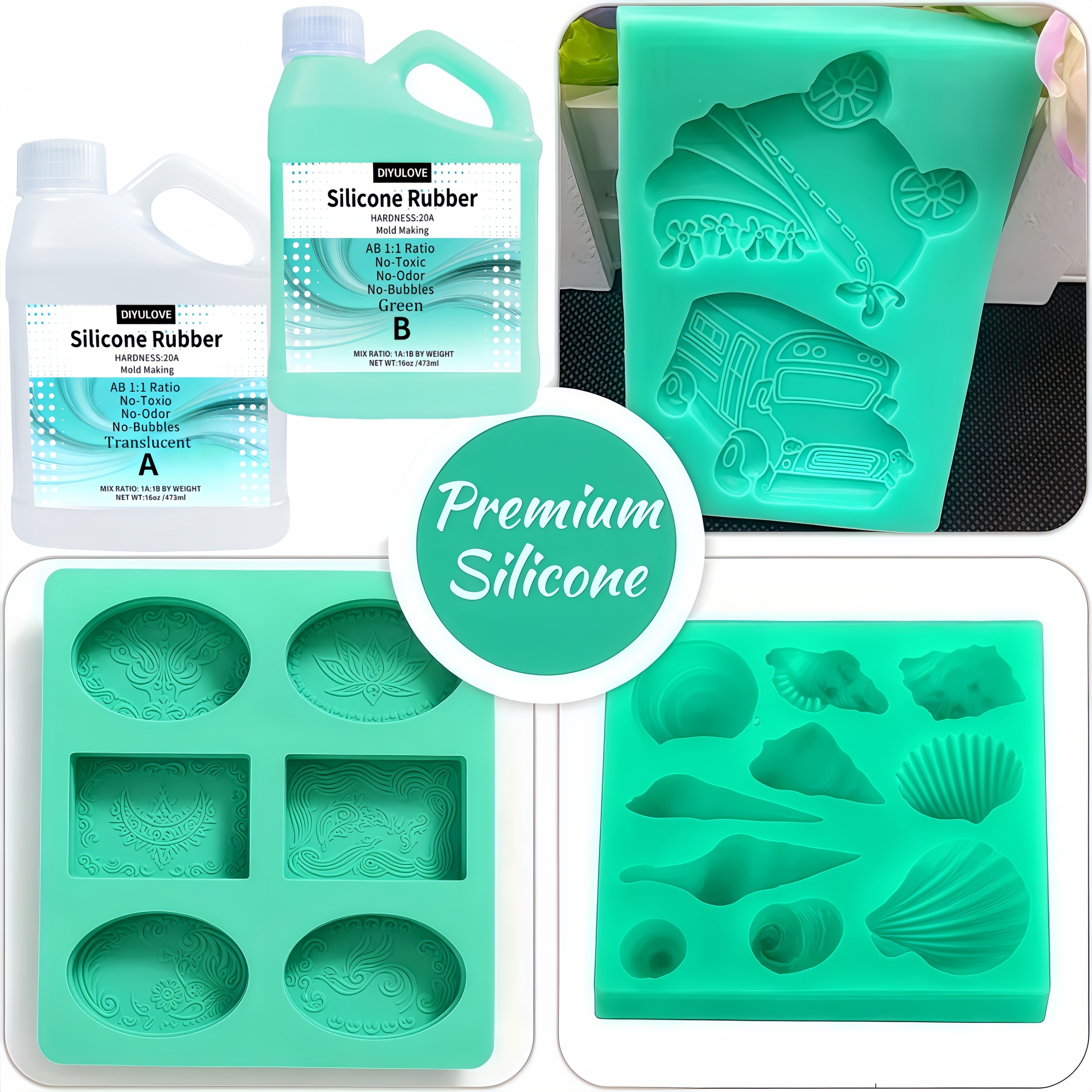 Super Elastic 15A Liquid Silic - Candle Making Kits avis et prix