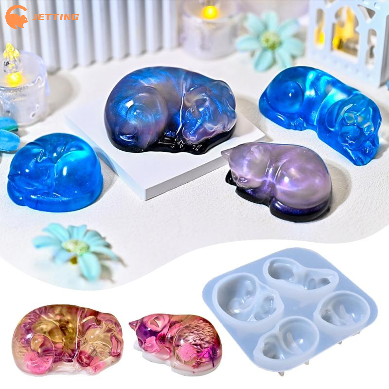 1PCS Sleeping Cat Dog Ornament - Candle Making Moulds avis et prix
