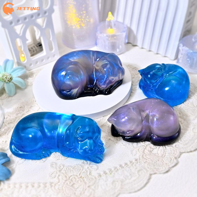 1PCS Sleeping Cat Dog Ornament - Candle Making Moulds avis et prix