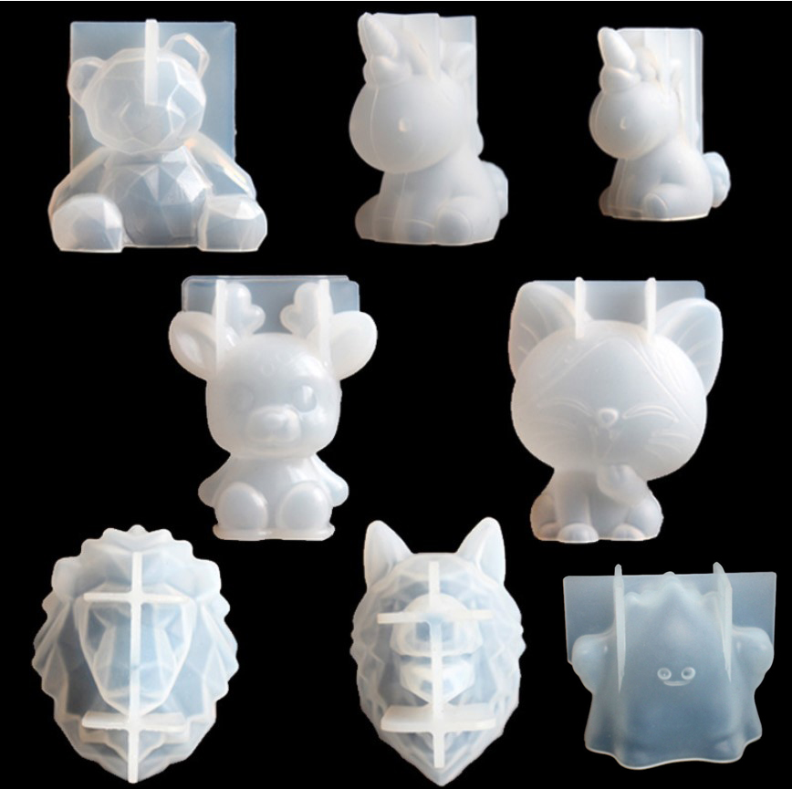 Transparent Unicorn Silicone E - Candle Making Moulds avis et prix