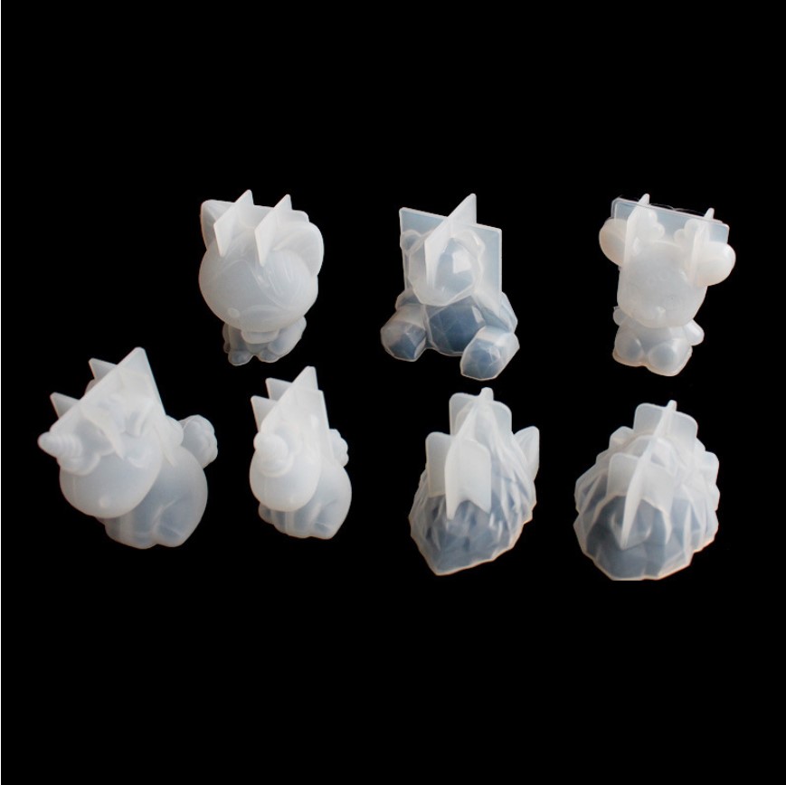 Transparent Unicorn Silicone E - Candle Making Moulds avis et prix