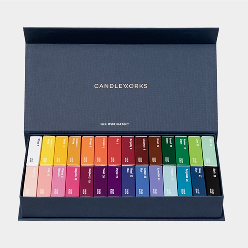 28 Color Set Brick Candle Soli - Candle Making Instructions avis et prix