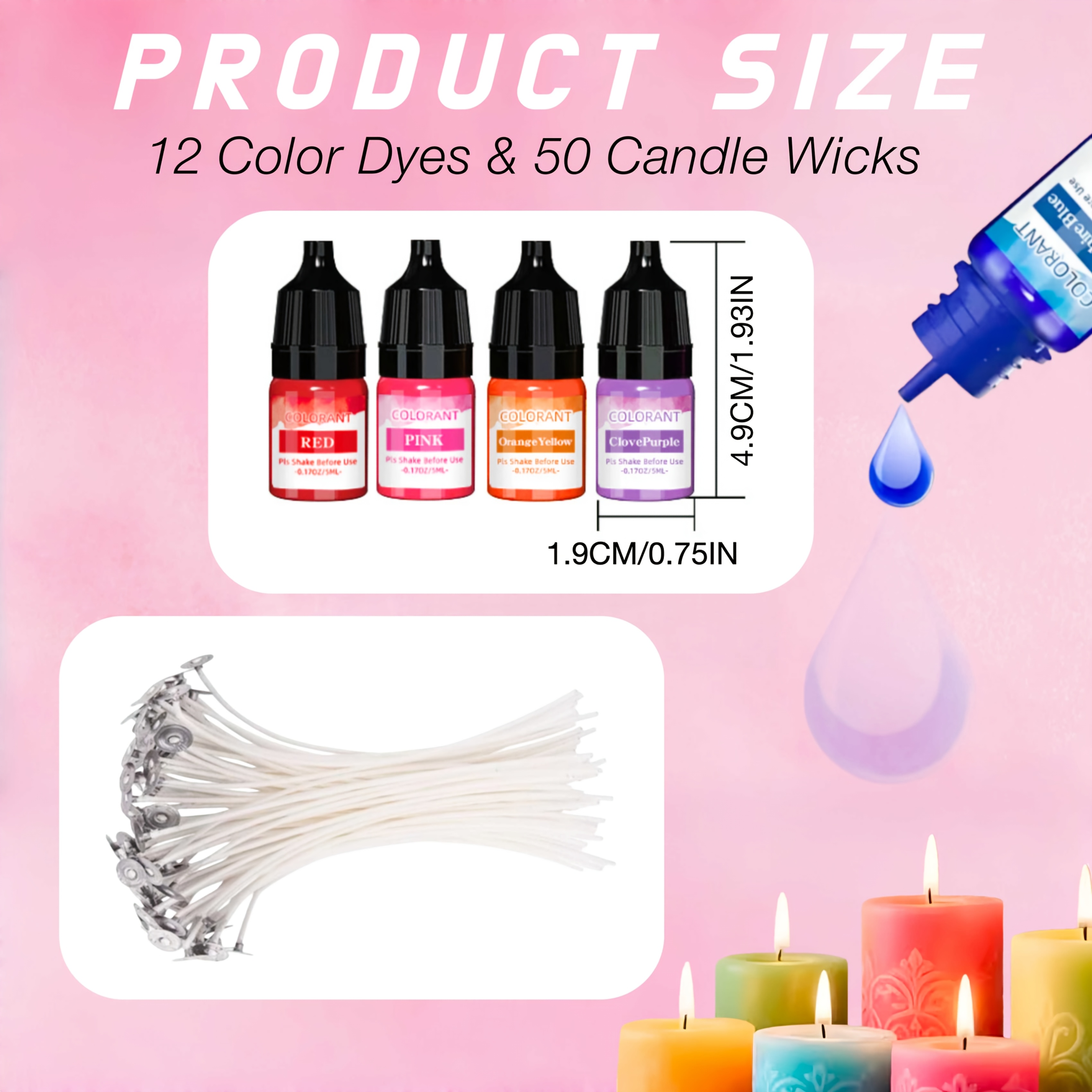 62Pcs Candle Making Supplies S - Candle Making Instructions avis et prix