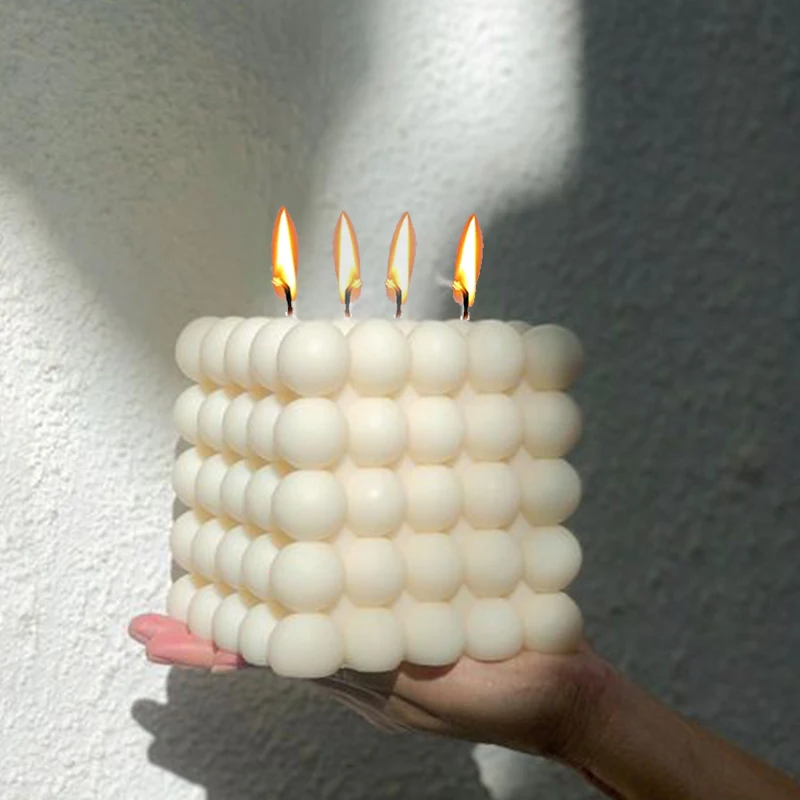 Large Bubble Cube Candles Sili - Candle Making Moulds avis et prix