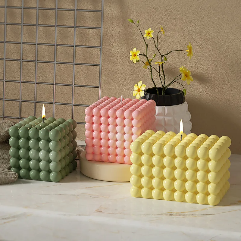 Large Bubble Cube Candles Sili - Candle Making Moulds avis et prix