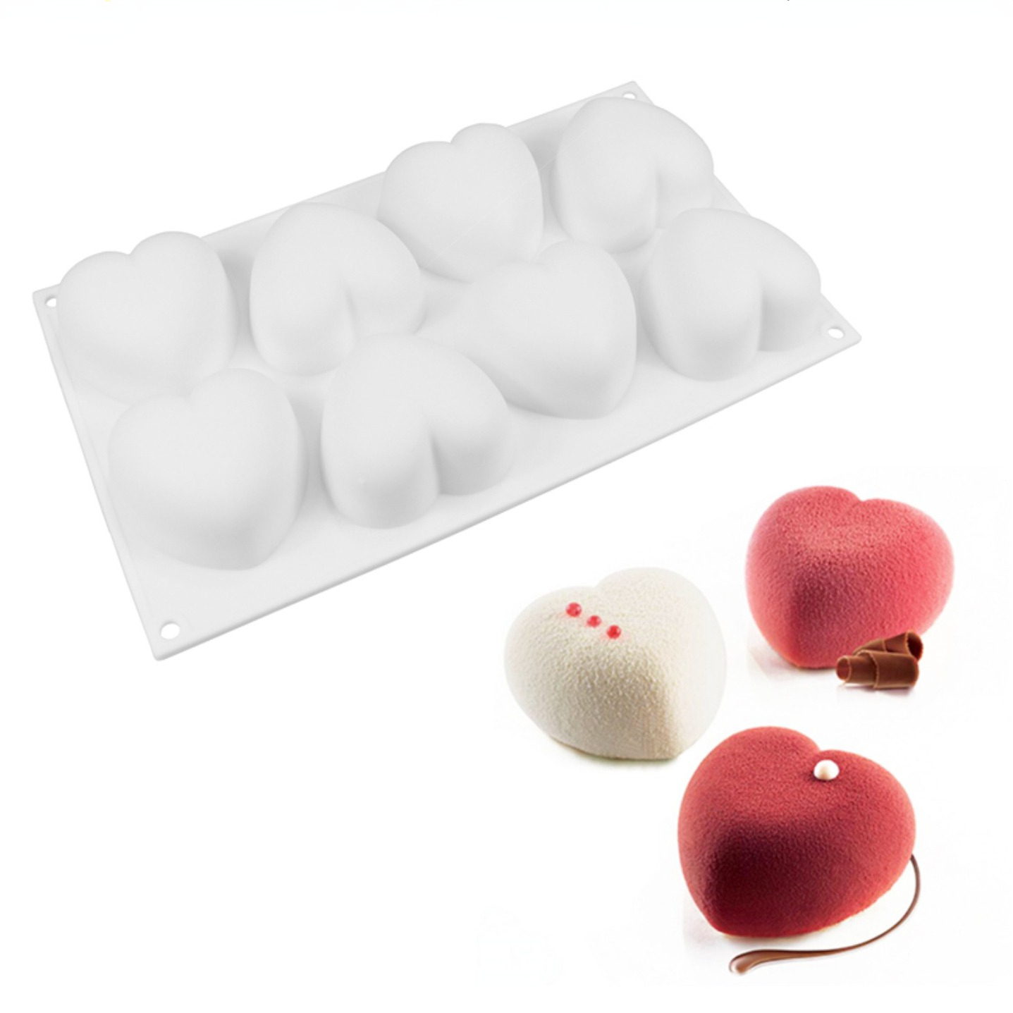 Love Heart Silicone Soap Mold  - Candle Making Kits avis et prix