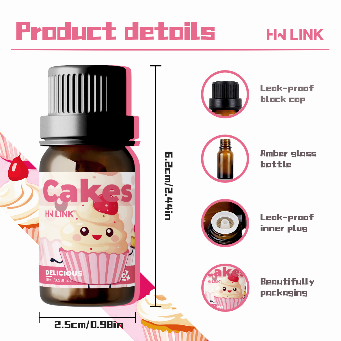10ml Cakes Essential Oils Perf - Candle Making Ingredients avis et prix