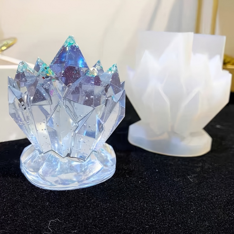 1pcCrystal Cluster Decorative  - Candle Making Moulds avis et prix