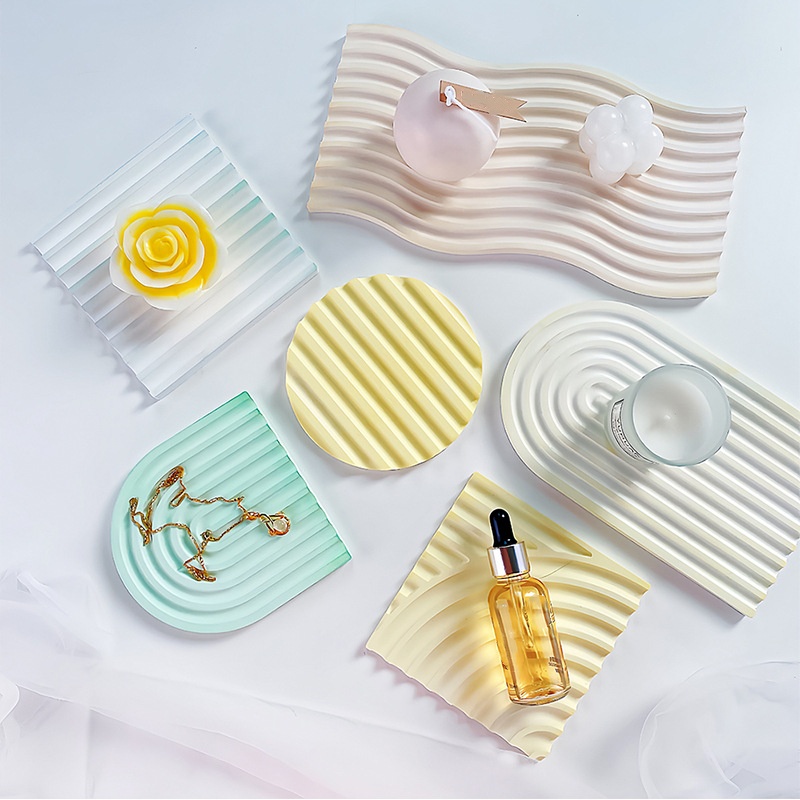 DIY Striped Wave Tray Mold For - Candle Making Moulds avis et prix