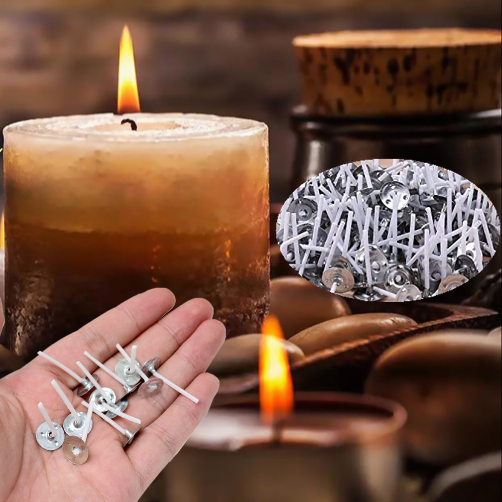 2.6/6cm 8-25 PCS Candle Wicks  - Cotton Wick Pre Tabbed avis et prix