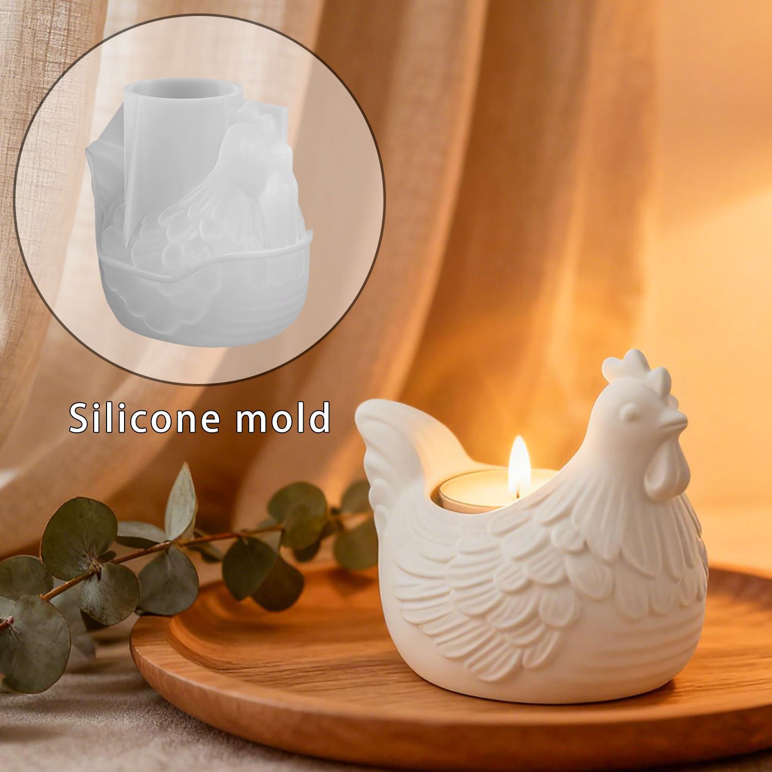 DIY 3D Little Chicken Candle H - Candle Making Moulds avis et prix