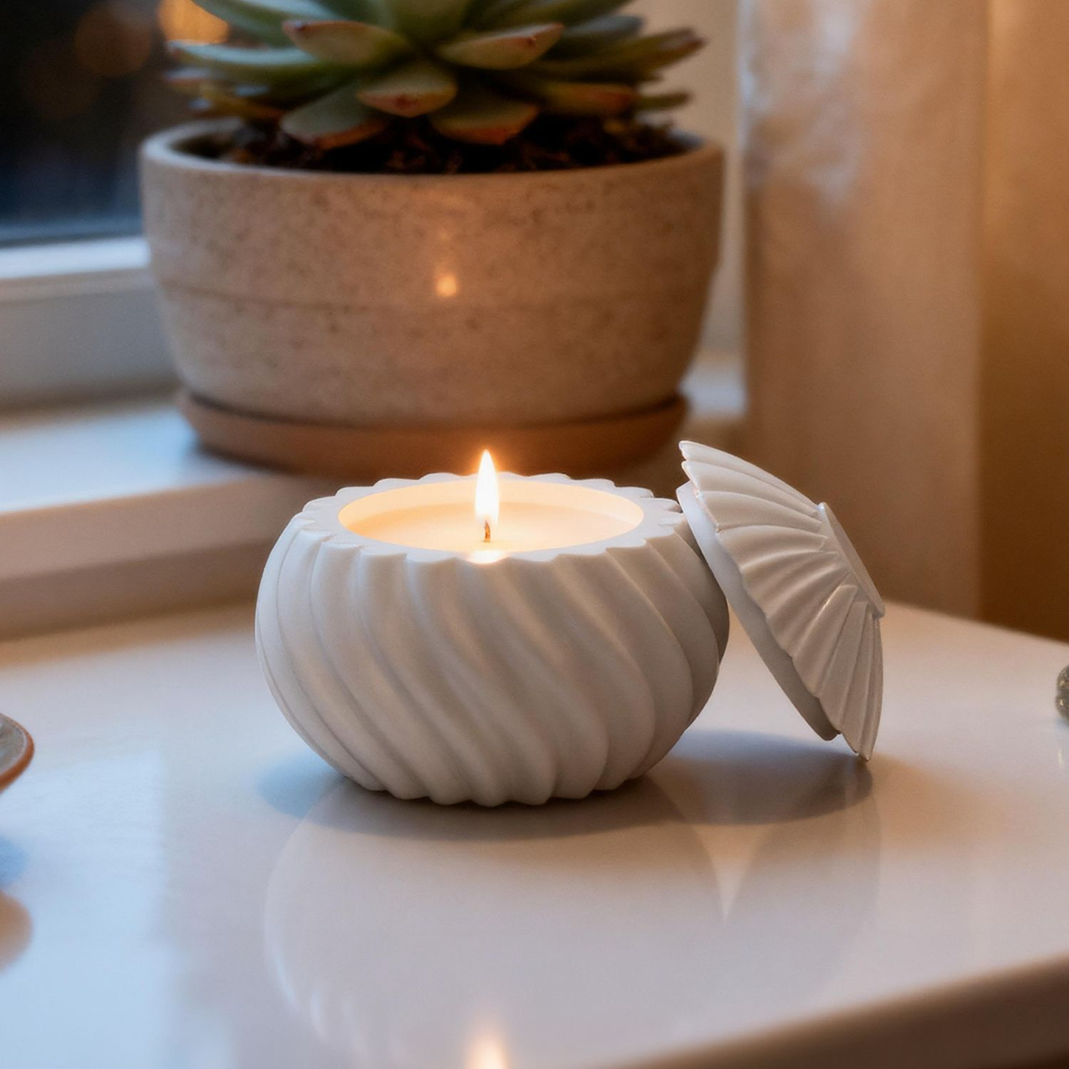 DIY Spiral Pearlescent Candle  - Candle Making Moulds avis et prix