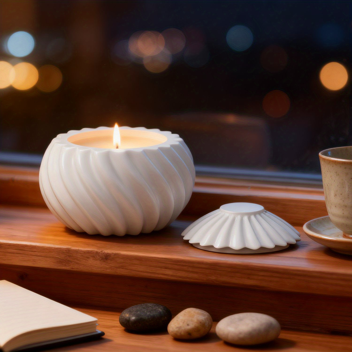 DIY Spiral Pearlescent Candle  - Candle Making Moulds avis et prix