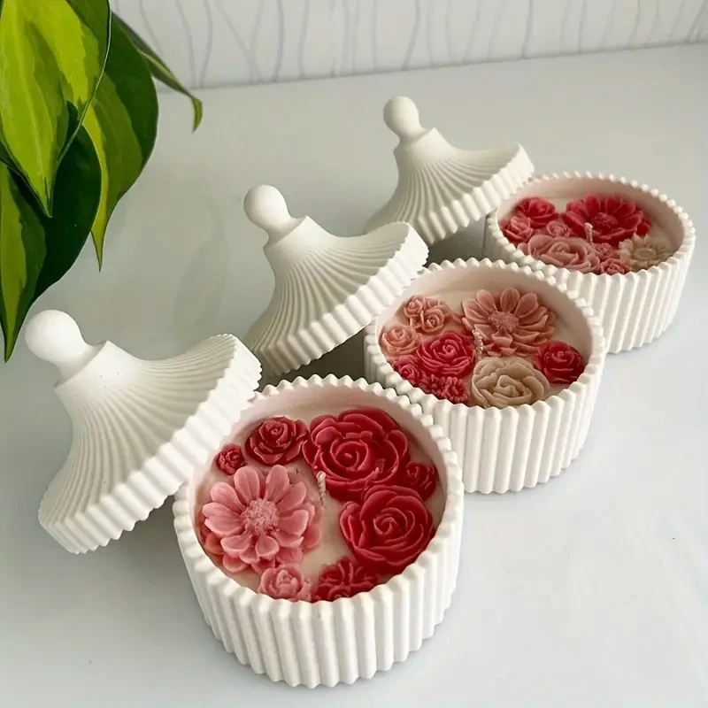 1 Set Silicone Candle Jar Mold - Candle Making Moulds avis et prix