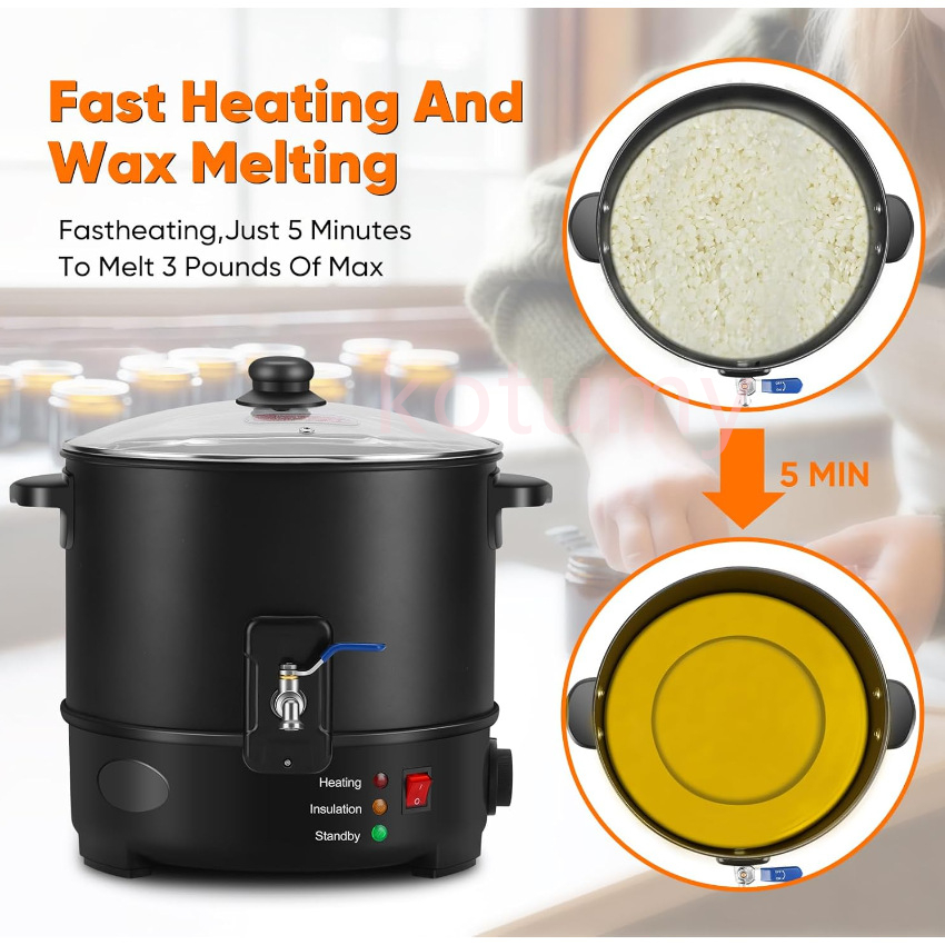 6L Small  Wax Melter Paraffin  - Candle Making Kits avis et prix