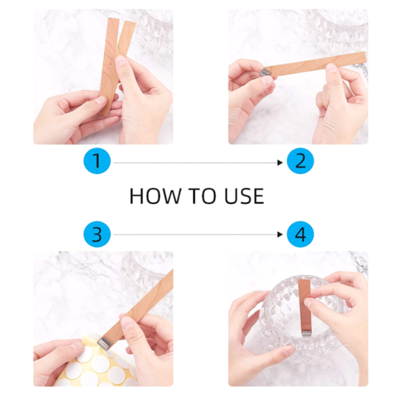 30Pcs Wooden Candle Wicks Set  - Candle Making Instructions avis et prix