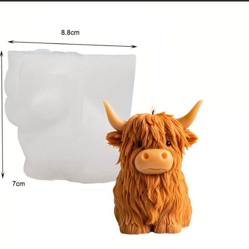 Alpine Cow Candle Mold - Epoxy - Candle Making Moulds avis et prix