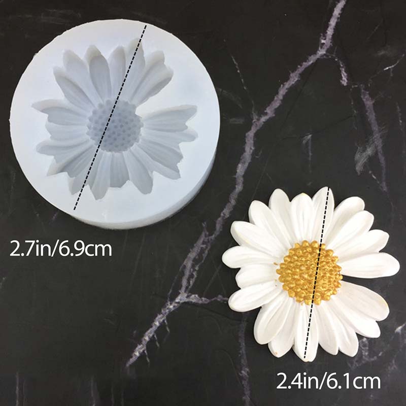 DIY Candle Silicone Mold Daisy - Candle Making Reno avis et prix
