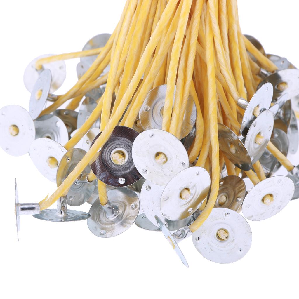 50pcs Beeswax Candle Wicks 20c - Cotton Wick Pre Tabbed avis et prix