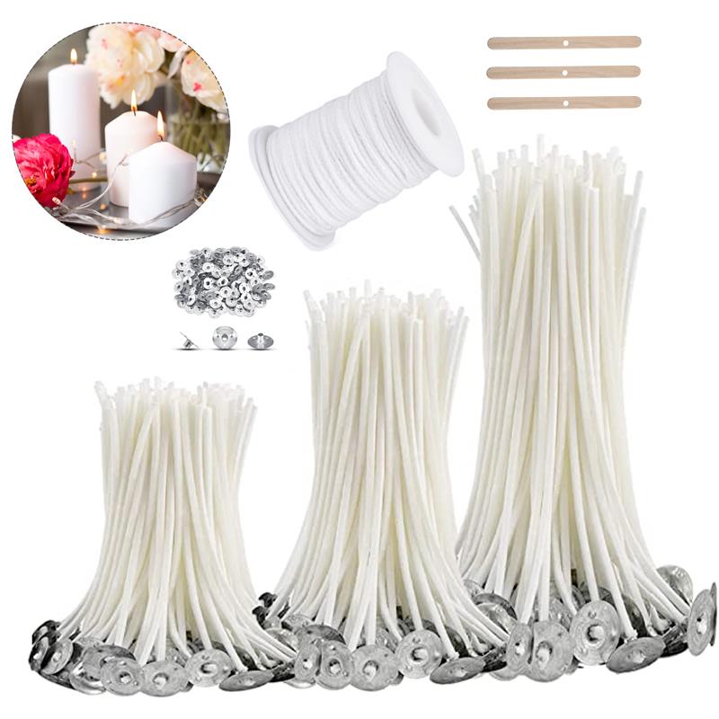 1-110pcs Smokeless Candle Wick - Cotton Wick Pre Tabbed avis et prix