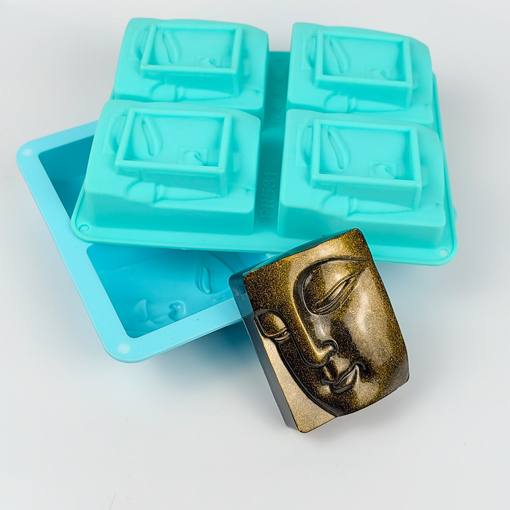 4 Holes Buddha Portrait Soap M - Candle Making Reno avis et prix