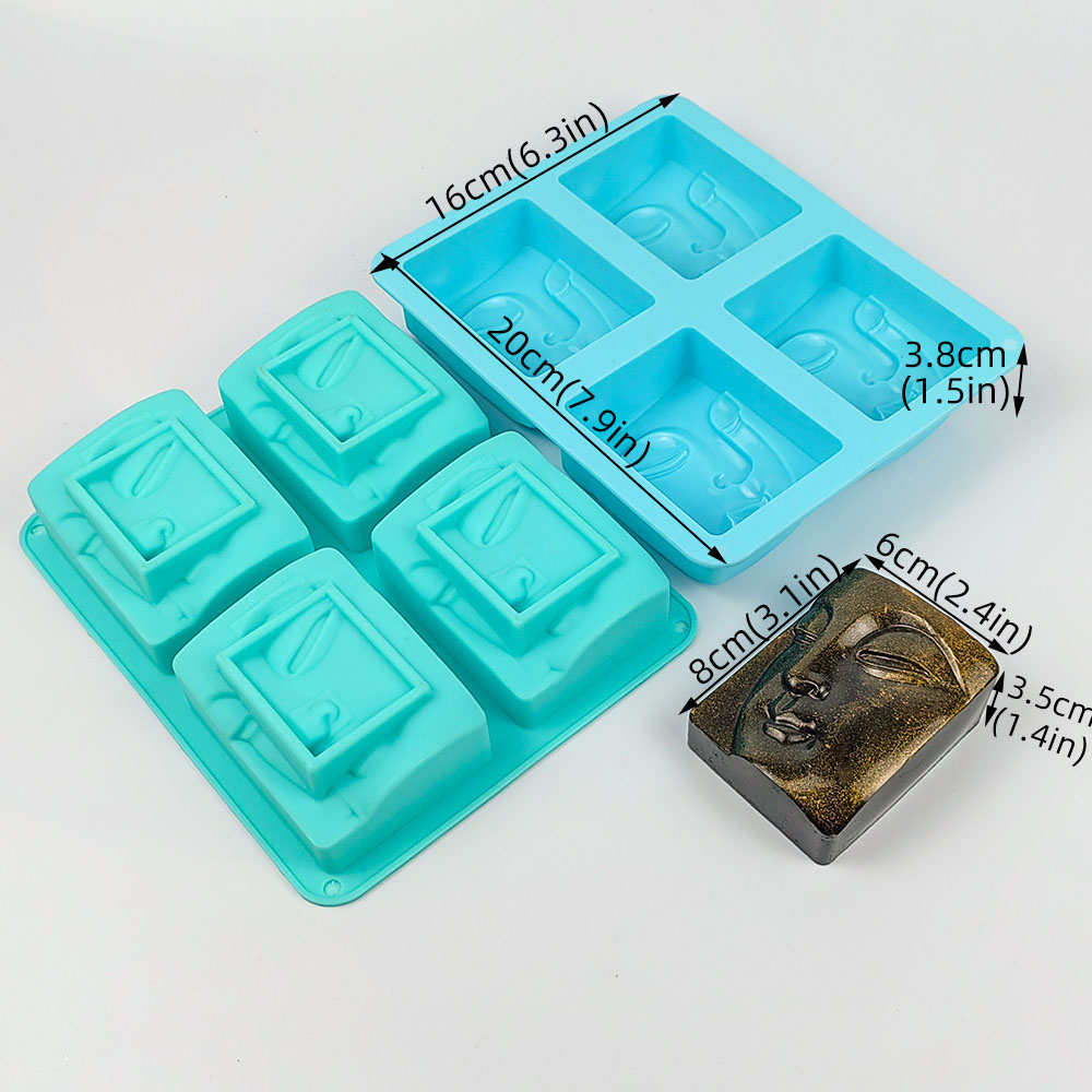 4 Holes Buddha Portrait Soap M - Candle Making Reno avis et prix