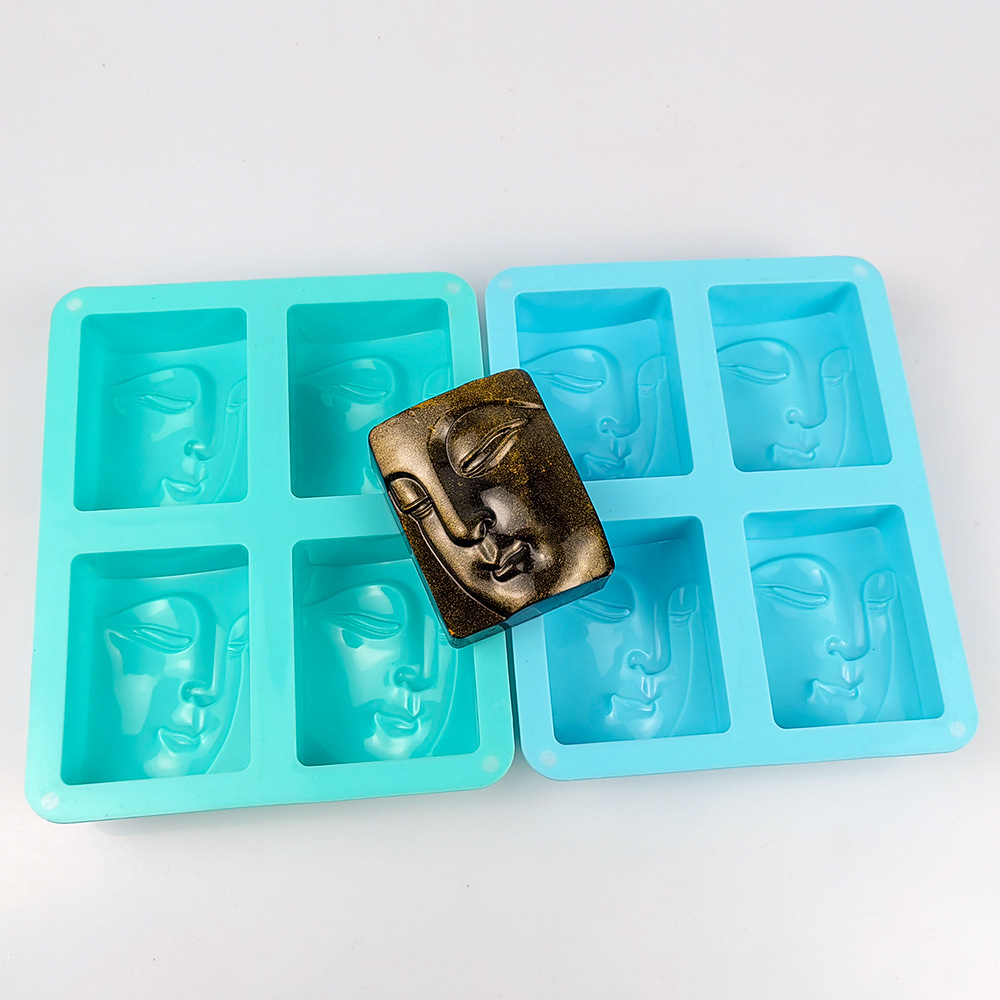 4 Holes Buddha Portrait Soap M - Candle Making Reno avis et prix